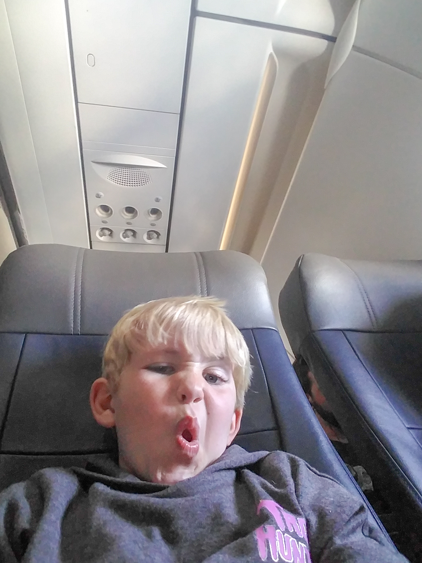 Selfies On A Plane